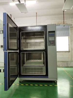 Máquina de testes de choque da eficiência elevada, modo refrigerando da unidade do equipamento de choque térmico